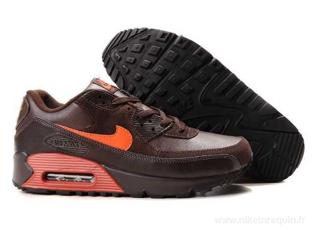 Nike Air Max 90 chaussures oranges (2)
